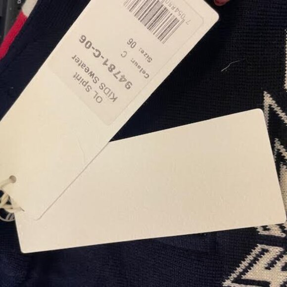 Dale of Norway NWT Children's Sweater OL Spirit Sweater Size 6 100% Merino Wool - Picture 5 of 6